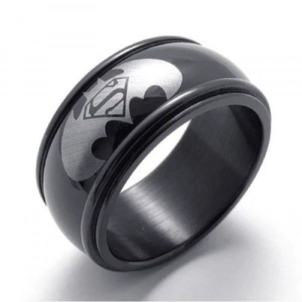 New! I am Legend Titanium Batman/Superman Band